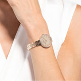  Shop Authentic Swarovski Cosmopolitan Diamond Powder Silver Dial Rose Gold Steel Strap Watch for Women - 5517803 - Luxxuri