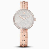  Shop Authentic Swarovski Cosmopolitan Diamond Powder Silver Dial Rose Gold Steel Strap Watch for Women - 5517803 - Luxxuri