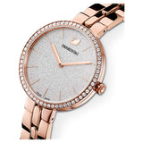  Shop Authentic Swarovski Cosmopolitan Diamond Powder Silver Dial Rose Gold Steel Strap Watch for Women - 5517803 - Luxxuri