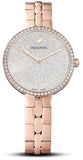  Shop Authentic Swarovski Cosmopolitan Diamond Powder Silver Dial Rose Gold Steel Strap Watch for Women - 5517803 - Luxxuri