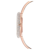  Shop Authentic Swarovski Crystal Rose Silver Dial Rose Gold Steel Strap Watch for Women - 5484073 - Luxxuri