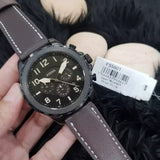  Shop Authentic Fossil Bowman Chronograph Brown Dial Brown Leather Strap Watch for Men - FS5601 - Luxxuri
