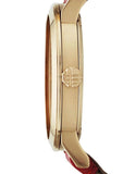  Shop Authentic Burberry The City Gold Dial Orange Leather Strap Watch for Women - BU9017 - Luxxuri