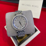 Shop Authentic Michael Kors Darci Silver Dial Silver Steel Strap Watch for Women - MK3404 - Luxxuri