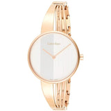  Shop Authentic Calvin Klein Drift White Dial Rose Gold Steel Strap Watch for Women - K6S2N616 - Luxxuri
