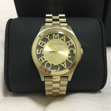  Shop Authentic Marc Jacobs Henry Gold Dial Gold Steel Strap Watch for Women - MBM3292 - Luxxuri