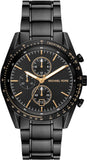  Shop Authentic Michael Kors Warren Chronograph Black Dial Black Steel Strap Watch For Men - MK9113 - Luxxuri