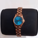  Shop Authentic Marc Jacobs Henry Dinky Blue Dial Rose Gold Steel Strap Watch for Women - MBM3204 - Luxxuri