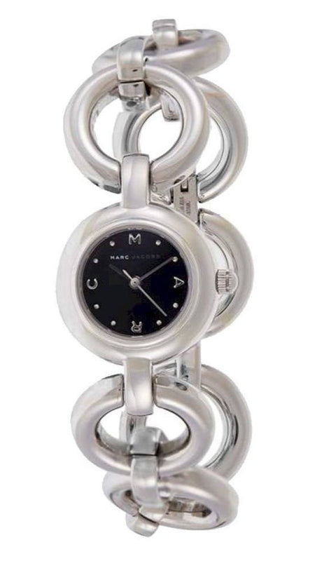  Shop Authentic Marc Jacobs Amy Black Dial Silver Steel Strap Watch for Women - MBM3004 - Luxxuri