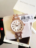  Shop Authentic Michael Kors Sofie Quartz Rose Gold Dial Rose Gold Steel Strap Watch For Women - MK3882 - Luxxuri