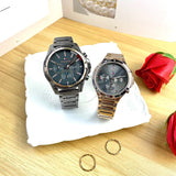  Shop Authentic Tommy Hilfiger Eve Chronograph Quartz Grey Dial Rose Gold Steel Strap Watch For Women - 1782277 - Luxxuri