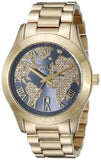  Shop Authentic Michael Kors Layton Pave Blue Dial Gold Steel Strap Watch for Women - MK6243 - Luxxuri
