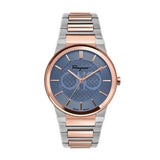  Shop Authentic Salvatore Ferragamo Sapphire Blue Dial Two Tone Steel Strap Watch for Men - SFHP007-20 - Luxxuri