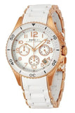  Shop Authentic Marc Jacobs Rock Chronograph White Dial White Silicone Strap Watch for Women - MBM2547 - Luxxuri