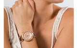  Shop Authentic Michael Kors Parker Rose Gold Dial Two Tone Steel Strap Watch for Women - MK5538 - Luxxuri