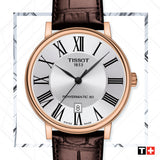  Shop Authentic Tissot Carson Premium Lady Silver Dial Brown Leather Strap Watch For Women - T122.210.36.033.00 - Luxxuri