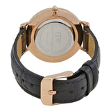  Shop Authentic Daniel Wellington Classic Petite Reading Black Dial Black Leather Strap Watch For Women - DW00100167 - Luxxuri