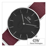  Shop Authentic Daniel Wellington Classic Roselyn Black Dial Red NATO Strap Dial Watch For Women - DW00100270 - Luxxuri