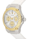  Shop Authentic Guess Zena Analog White Dial White Rubber Strap Watch For Women - W1094L1 - Luxxuri