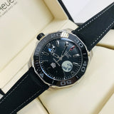  Shop Authentic Tag Heuer Aquaracer Moon Black Dial Watch for Men - WAY201J.FC6370 - Luxxuri