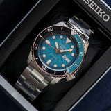  Shop Authentic Seiko 5 Sports SKX Skeleton Green Dial Silver Steel Strap Watch For Men - SRPJ45K1 - Luxxuri