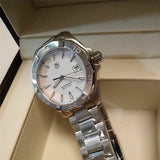  Shop Authentic Tag Heuer Aquaracer White Dial Watch for Men - WAY1111.BA0928 - Luxxuri