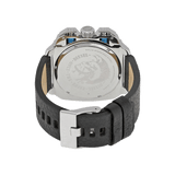  Shop Authentic Diesel BAMF Chronograph Black Dial Black Leather Strap Watch For Men - DZ7345 - Luxxuri