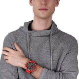  Shop Authentic Diesel Mr Daddy 2.0 Chronograph Grey Dial Red Rubber Strap Watch For Men - DZ7430 - Luxxuri