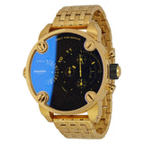  Shop Authentic Diesel Mr Daddy Blue Dial Gold Steel Strap Watch For Men - DZ7347 - Luxxuri