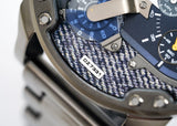 Shop Authentic Diesel Big Daddy 2.0 Blue Dial Grey Stainless Strap Watch For Men - DZ7331 - Luxxuri