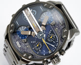  Shop Authentic Diesel Big Daddy 2.0 Blue Dial Grey Stainless Strap Watch For Men - DZ7331 - Luxxuri