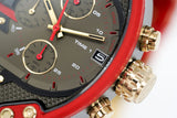  Shop Authentic Diesel Mr Daddy 2.0 Chronograph Grey Dial Red Rubber Strap Watch For Men - DZ7430 - Luxxuri