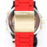  Shop Authentic Diesel Mr Daddy 2.0 Chronograph Grey Dial Red Rubber Strap Watch For Men - DZ7430 - Luxxuri
