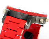  Shop Authentic Diesel Mr Daddy 2.0 Chronograph Grey Dial Red Rubber Strap Watch For Men - DZ7430 - Luxxuri