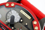  Shop Authentic Diesel Mr Daddy 2.0 Chronograph Grey Dial Red Rubber Strap Watch For Men - DZ7430 - Luxxuri