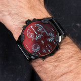  Shop Authentic Diesel Mr Daddy 2.0 Black Dial Black Stainless Steel Watch For Men - DZ7395 - Luxxuri