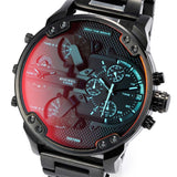  Shop Authentic Diesel Mr Daddy 2.0 Black Dial Black Stainless Steel Watch For Men - DZ7395 - Luxxuri