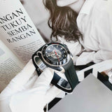  Shop Authentic Gucci Dive Feline Black Dial Black Rubber Strap Watch For Men - YA136320 - Luxxuri