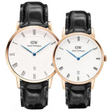  Shop Authentic Daniel Wellington Dapper Reading White Dial Black Leather Strap Watch For Men - DW00100107 - Luxxuri