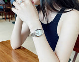  Shop Authentic Gucci GG2570 White Dial Silver Steel Strap Watch For Women - YA142502 - Luxxuri