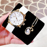  Shop Authentic Guess Marina Multifunction White Dial White Rubber Strap Watch for Women - W1025L5 - Luxxuri