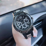  Shop Authentic Guess Delta Black Dial Black Silicone Strap Watch for Men - GW0051G1 - Luxxuri