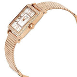  Shop Authentic Guess Highline Off White Dial Rose Gold Stainless Steel Mesh Strap Watch For Women - W0826L3 - Luxxuri
