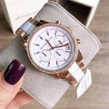  Shop Authentic Michael Kors Ritz White Dial Two Tone Steel Strap Watch for Women - MK6324 - Luxxuri