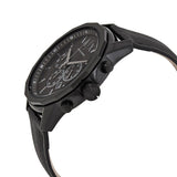  Shop Authentic Armani Exchange Banks Chronograph Black Dial Black Leather Strap Watch For Men - AX1724 - Luxxuri