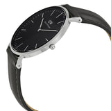  Shop Authentic Daniel Wellington Classic Sheffield Black Dial Black Leather Strap Watch For Men - DW00100133 - Luxxuri