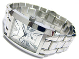  Shop Authentic Emporio Armani Classic White Dial Silver Steel Strap Watch For Men - AR0145 - Luxxuri
