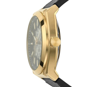  Shop Authentic Fossil Everett Automatic Skeleton Black Dial Black Leather Strap Watch for Men - ME3208 - Luxxuri