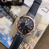  Shop Authentic Fossil Townsman Chronograph Blue Dial Blue Leather Strap Watch for Men - FS5436 - Luxxuri