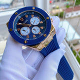  Shop Authentic Guess Poseidon Blue Dial Blue Rubber Strap Watch for Men - GW0057G2 - Luxxuri